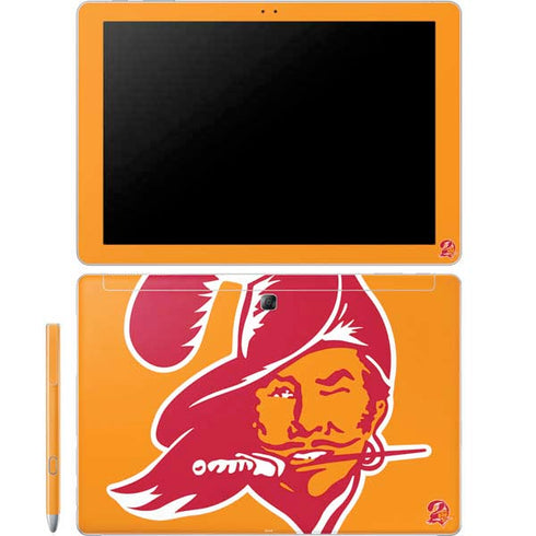 NFL Tampa Bay Buccaneers Retro Logo Galaxy Book 12in Skin
